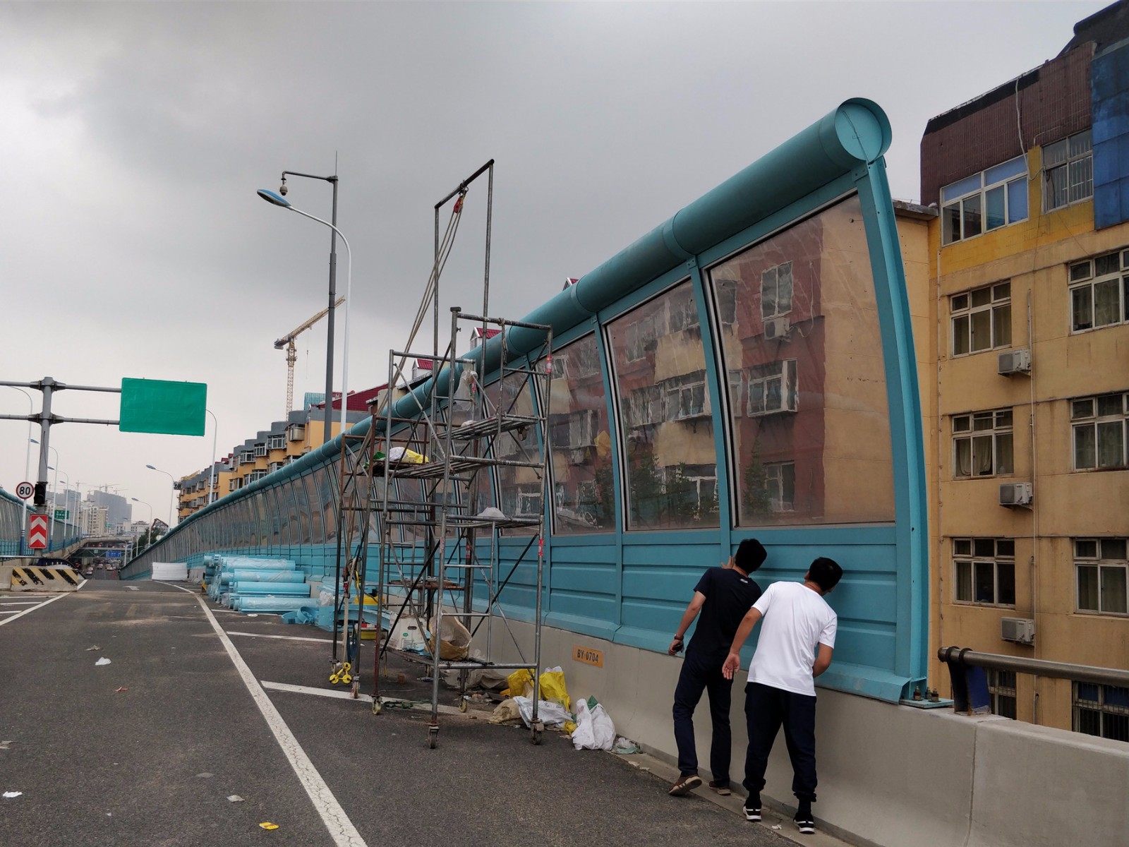济南北园高架桥声屏障项目